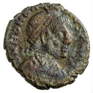 Münze, Aes 4, 404 - 408 n. Chr.