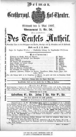 Des Teufels Antheil