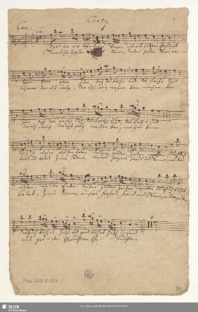 Canto. Coro.