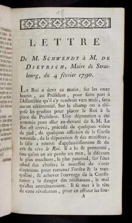 1-3, Lettre de M. Schwendt