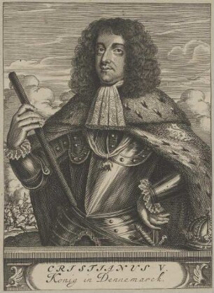 Bildnis des Christian V., König von Dänemark