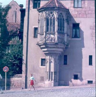 Nürnberg. Erker am Sebalder Pfarrhof
