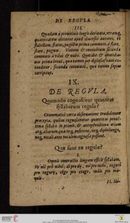 IX. De regvla