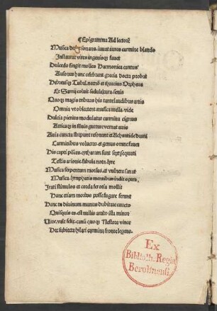 Epigramma Ad lectorem