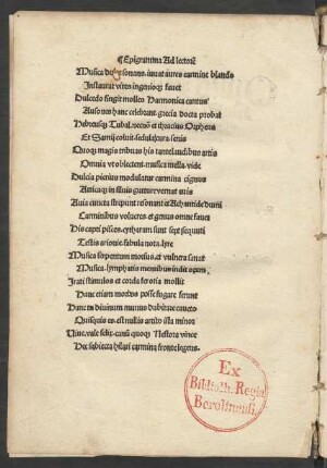 Epigramma Ad lectorem