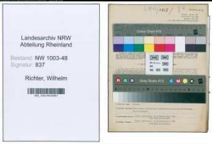 Entnazifizierung Wilhelm Richter , geb. 06.04.1911 (Buchhalter)