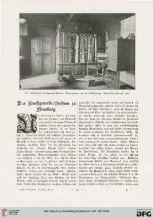 Das Kunstgewerbe-Museum zu Flensburg