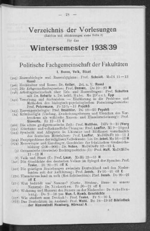 Politische Fachgemeinschaft der Fakultäten