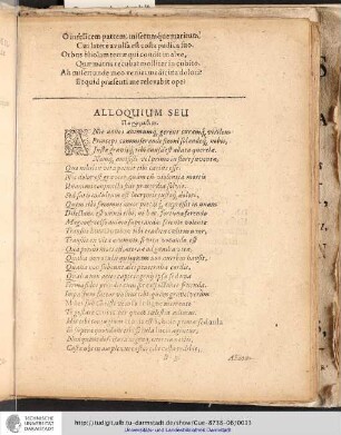 Alloquium Seu Παραμύθιον.