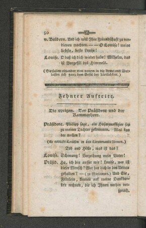 Zehnter Auftritt.