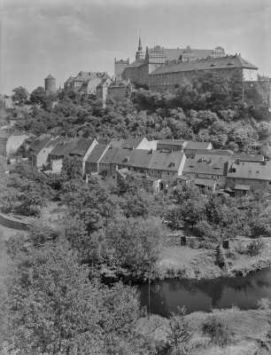 Bautzen. Blick auf die Stadt vom Protschenberg aus