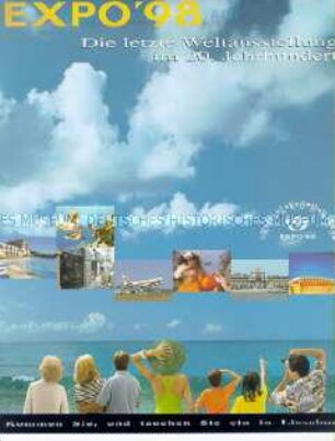 Werbeschrift eines deutschen Reisebüros für die Expo '98 in Lissabon