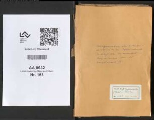Neuorganisation des vierten Arrondissements zu Bonn durch Beschluß der Intermediärkommission