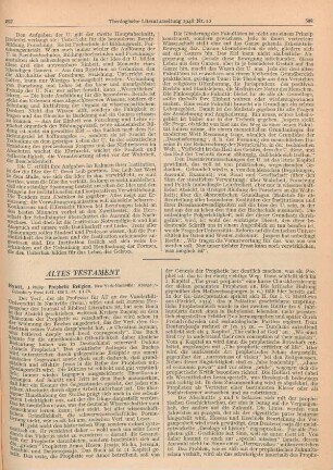 597-599 [Rezension] Hyatt, James Philip, Prophetic religion