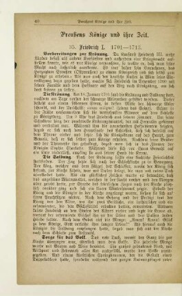 Preußens Könige und ihre Zeit