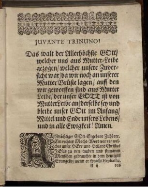 Geistliches Hephatha oder Gottes vierfacher Schlüssel : Textus, Exordium, Tractatio