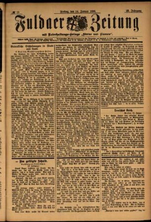 Ausgabe vom Freitag, den 24. Januar 1896.