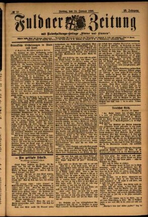 Ausgabe vom Freitag, den 24. Januar 1896.