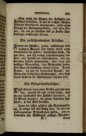 Die Gelegenheitsursachen. - Vorfall der Gebärmutter.