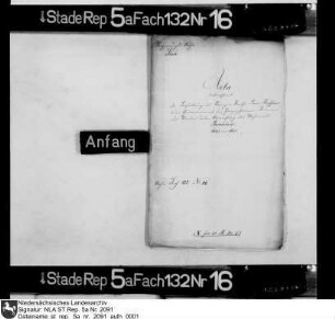 Dienstentlassung des Kriegsrats Paul Haffner