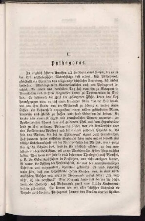 II. Pythagoras.