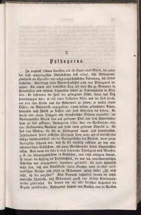II. Pythagoras.