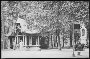 Karlsbad. Pavillon (1894) und Marienbild (1900) beim Aberg