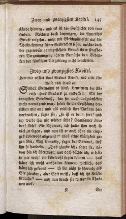 Zwey und zwanzigstes Kapitel.