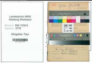 Entnazifizierung Paul Klingebiel , geb. 18.08.1903 (Angestellter)
