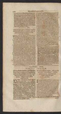 Constitutio XXX.