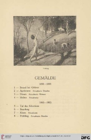 Gemälde (Nr.1-40)