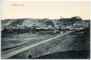 Freyburg. Blick auf Freyburg