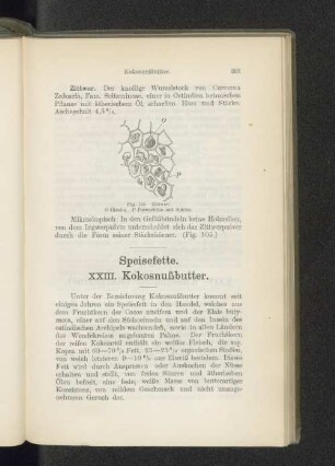 Speisefette. XXIII. Kokosnußbutter.