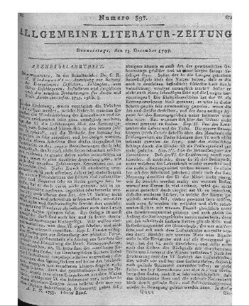 Schraud, F. v.: De Febribus periodum habentibus observationes novae. Wien: Camesina 1797