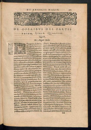 De Operibus Dei Partis Primae, Liber Quartus: