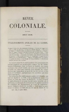 Etablissements anglais de la Gambie.