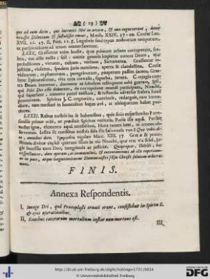 Annexa Respondentis.