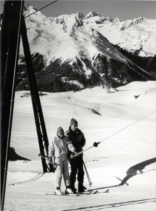 Skigebiet im Defereggental, hier auf der Brunnalm