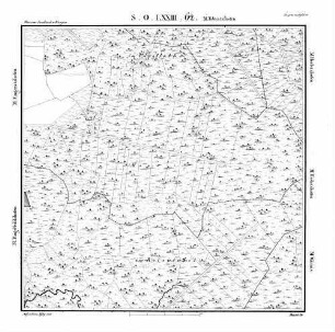 Kartenblatt SO LXXIII 62 Stand 1826