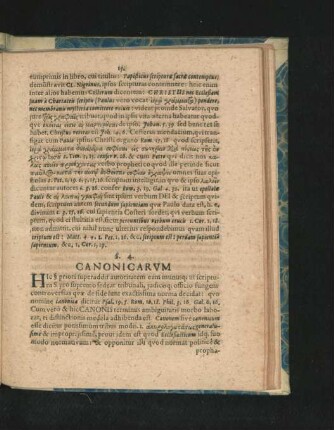 § 4. Canonicarum.