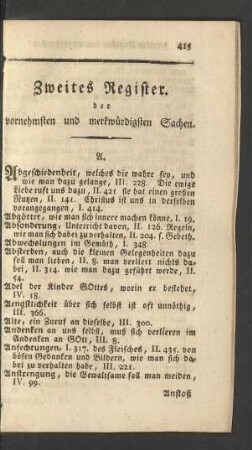 Zweites Register.