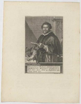 Bildnis des Christophorus Butkens