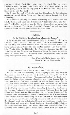 Aufruf.