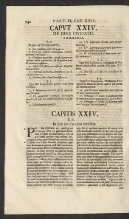 Caput XXIV. De Jure Civitatis.