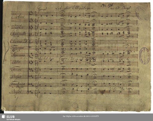 Choral: Danket dem Herrn denn er ist freundlich