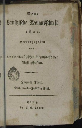 1802,7/12: Neue lausizische Monatsschrift