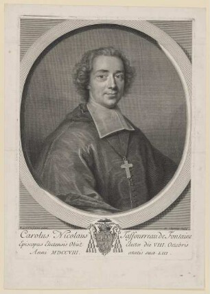 Bildnis des Carolus Nicolaus Taffourreau de Fontaine