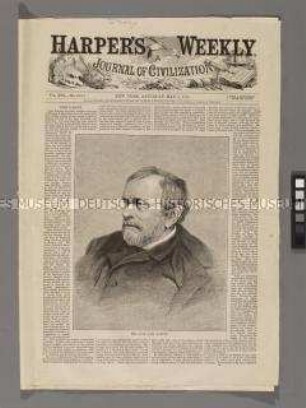 Amerikanische Wochenzeitung Harper's weekly, 19. Jahrgang, 1875