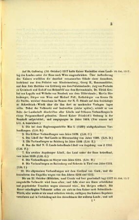 Der Ausschuss-Landtag der gesammten österreichischen Erblande zu Innsbruck 1518 : (Aus dem XIII Bde des Archivs der kais. Acad. der Wiss. für Kunde österr. Geschichtsquellen.)