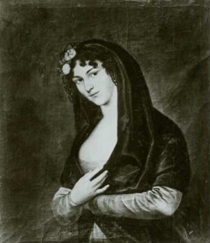 Bildnis Theodor Körners Braut; Die Schauspielerin Antonie Adamberger als "Emilia Galotti"